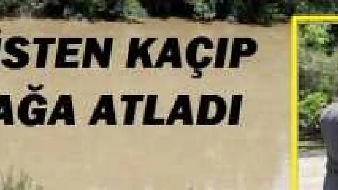 Polisten Kaçmak İçin Irmağa Atladı