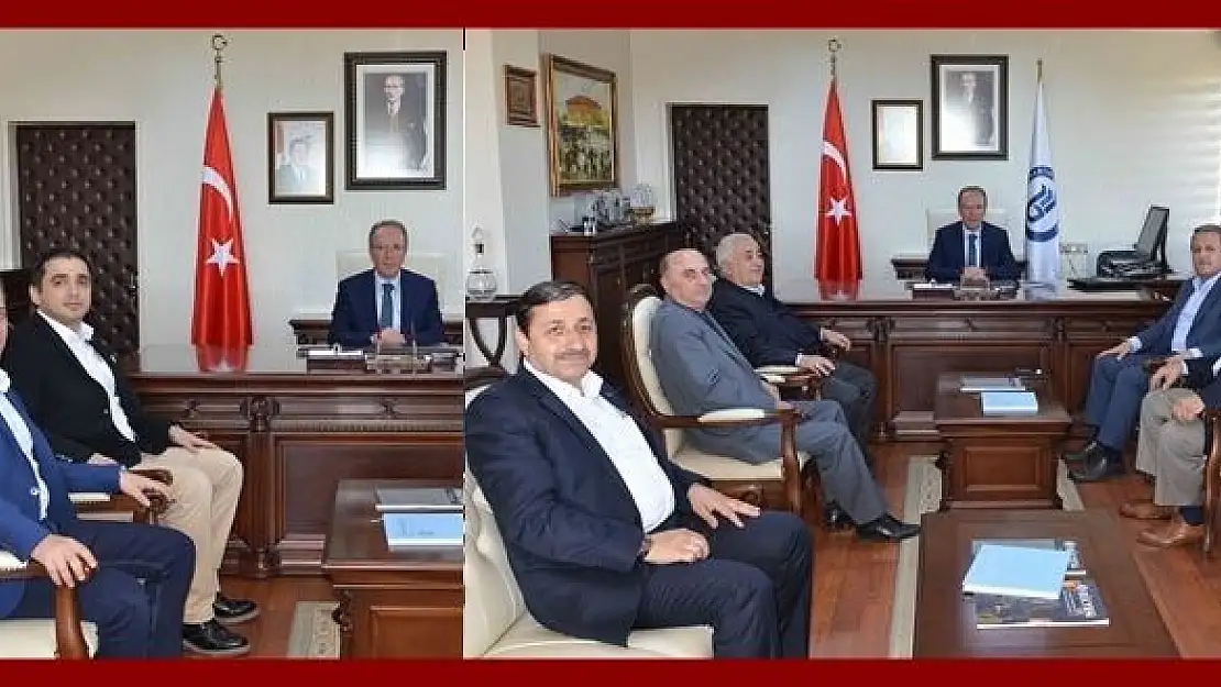 Rektör Uzun'a tebrik ziyaretleri devam ediyor