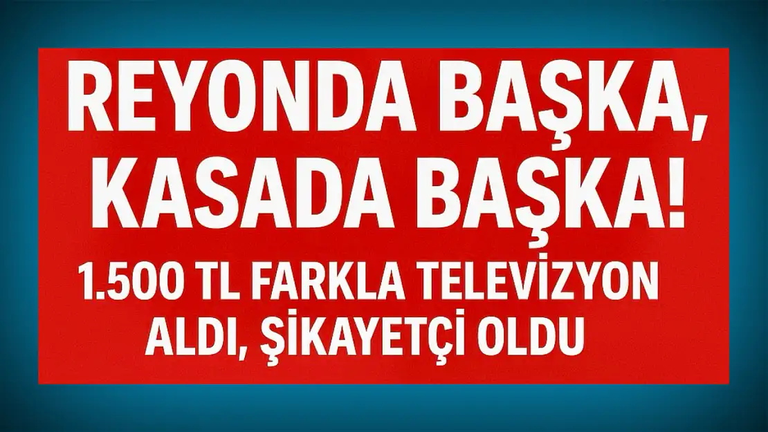 Reyonda Başka, Kasada Başka!