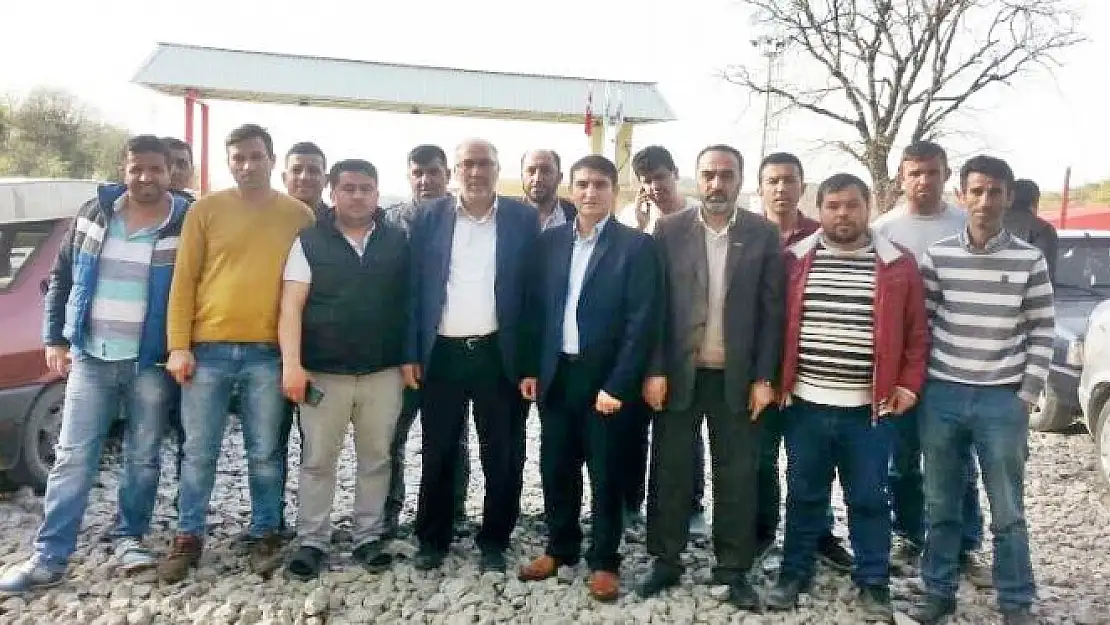 Saadet'ten perişan olan işçilere destek