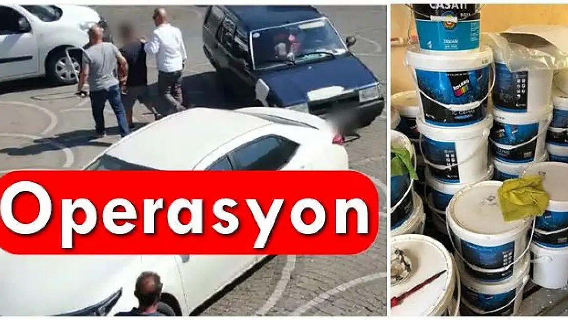 Sahte boya şebekesine operasyon