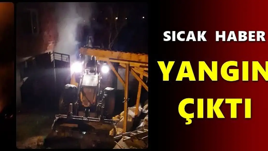 Samanlar alev aldı