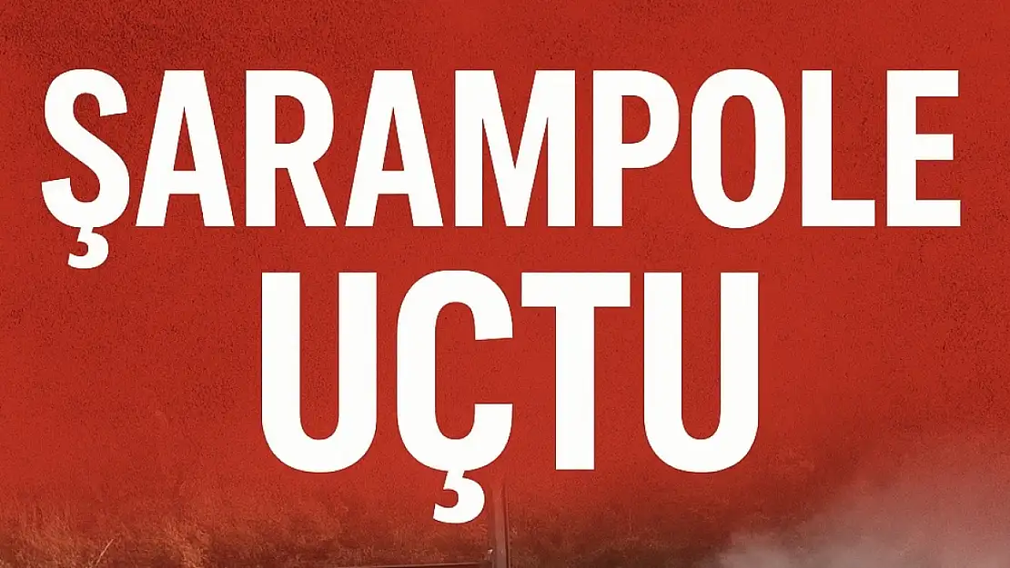 Çarpılan araçlardan biri Şarampole uçtu