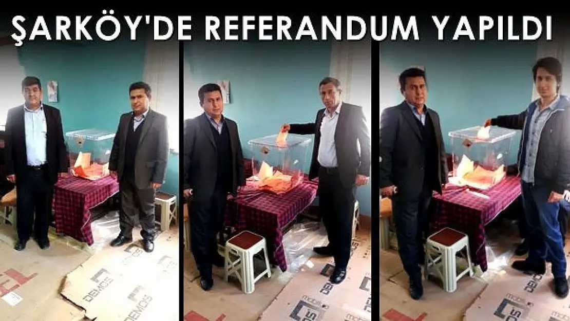 Şarköy sandık başına gitti