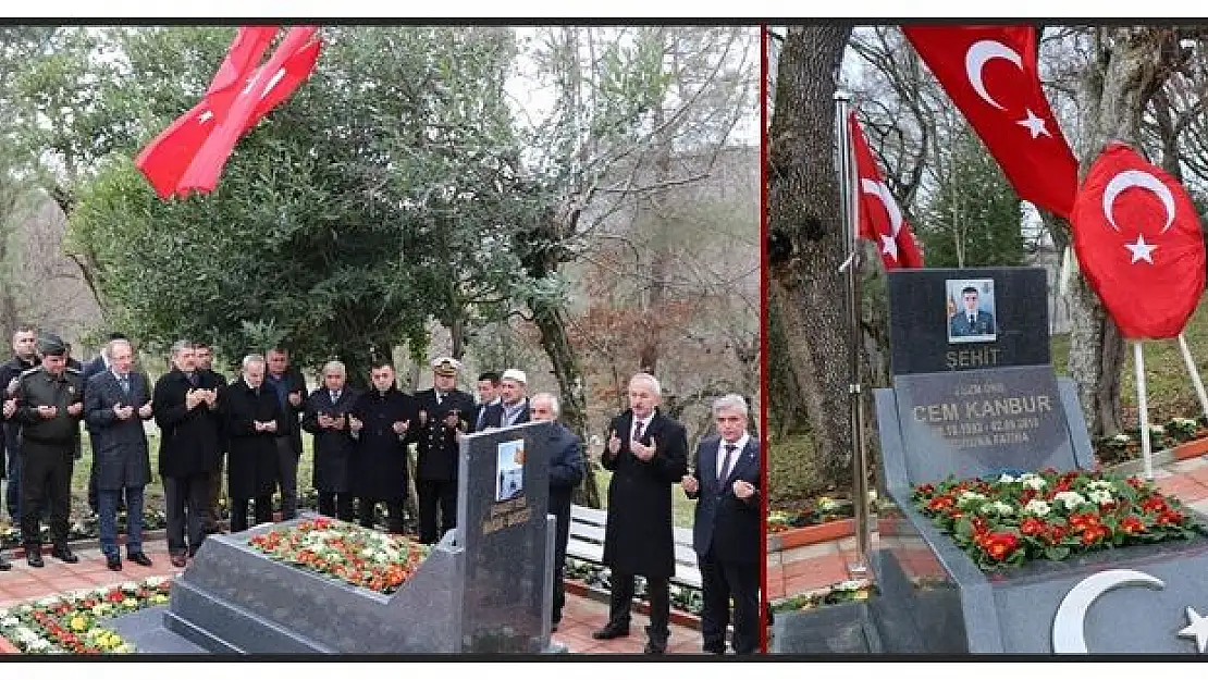 Şehit Cem Kanbur, Yeni Kabri Başında Dualarla Anıldı