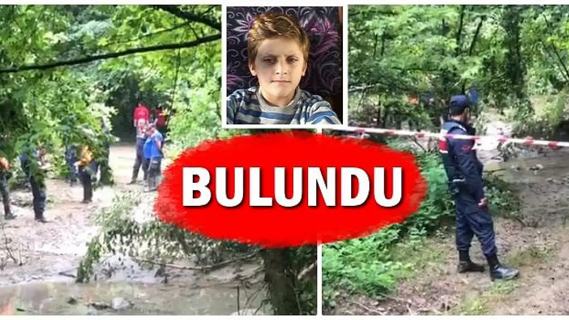 Selde kaybolan çocuk bulundu