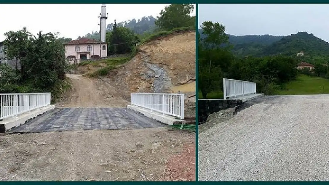 Selde yıkılan 2 köprü yeniden yapıldı