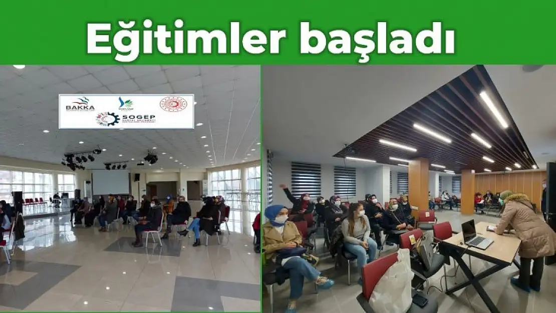 Seracılık projesinde eğitimler başladı