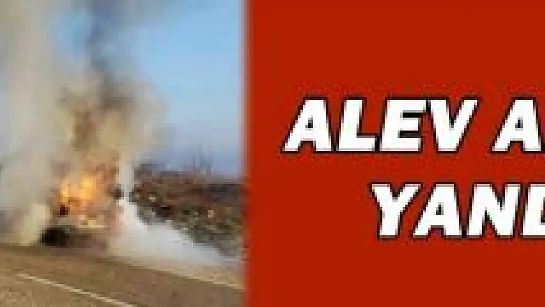 Seyir halindeki Otomobil alev alev yandı