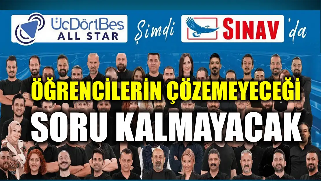 Sınav Kurs'tan eğitime ALLSTAR kadrosu