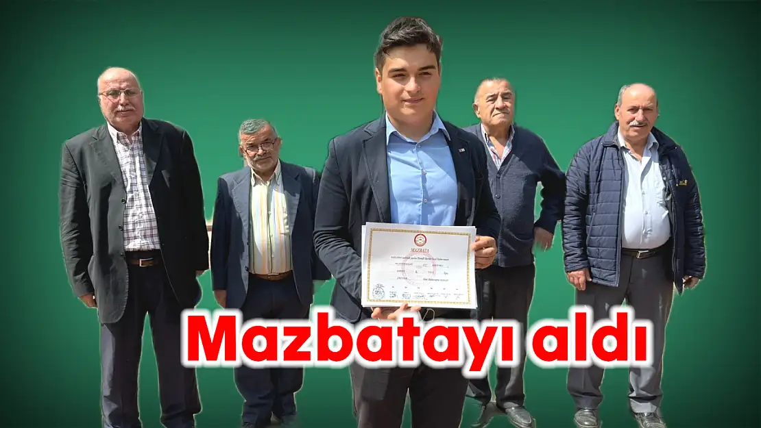 Şirin muhtar göreve başladı