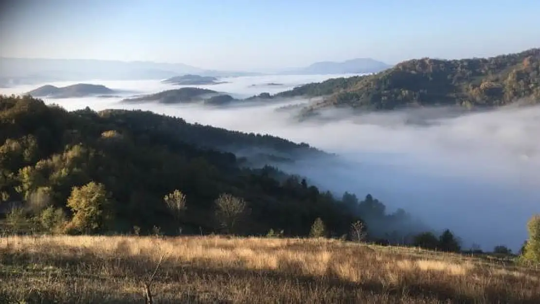 Sisli dağlardan eşsiz manzaralar 