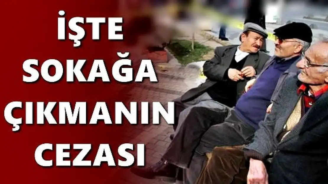 Sokağa çıkma yasağını ihlal edenlere verilecek ceza 