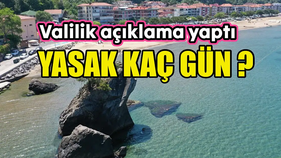 İnkumu sahilinde denize giriş yasağı