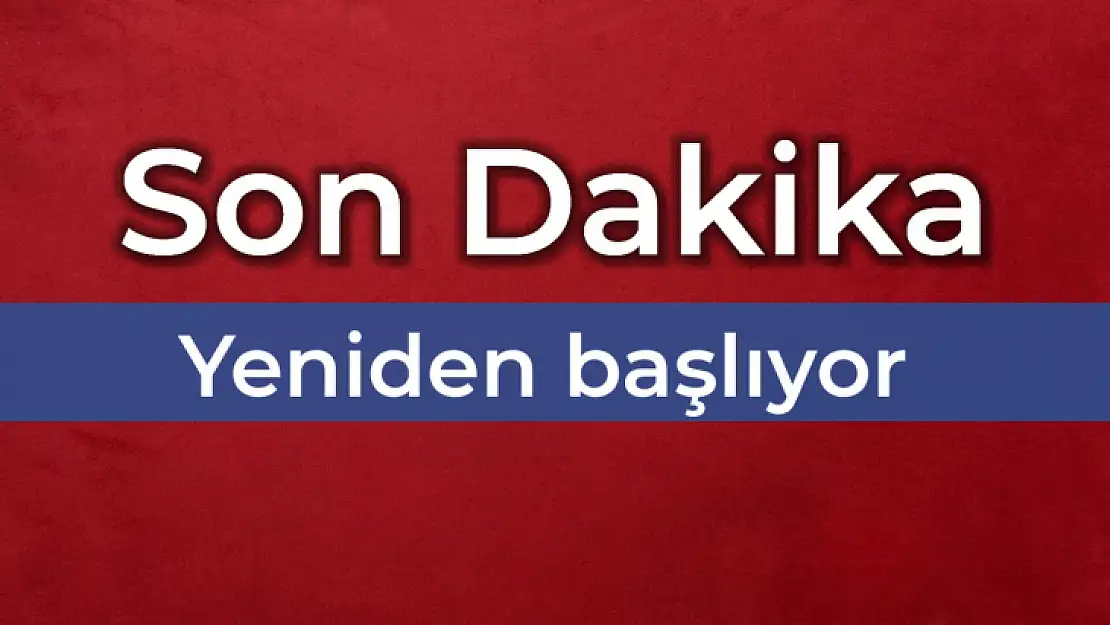 Son dakika, Sıcak gelişme!