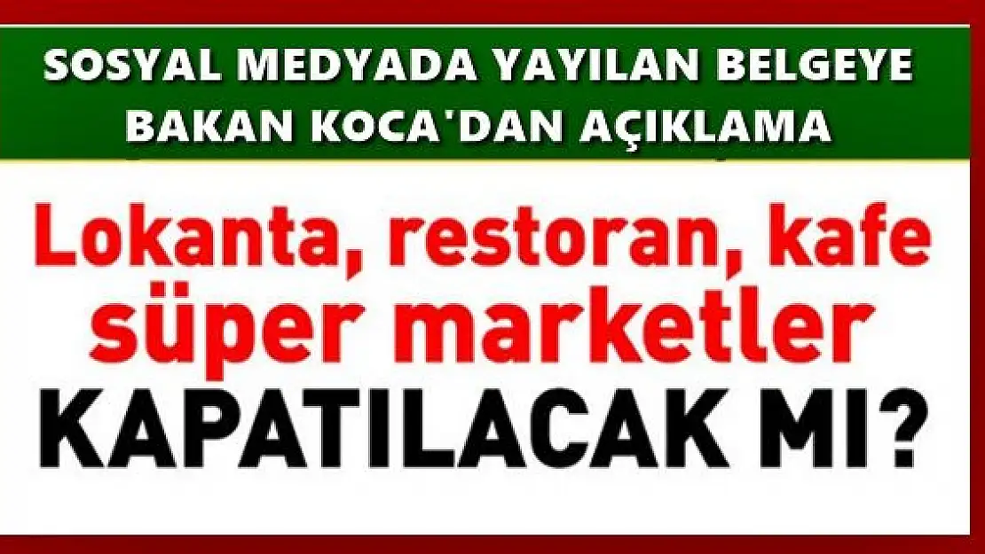 Sosyal medyada dolaşan belgeye açıklama
