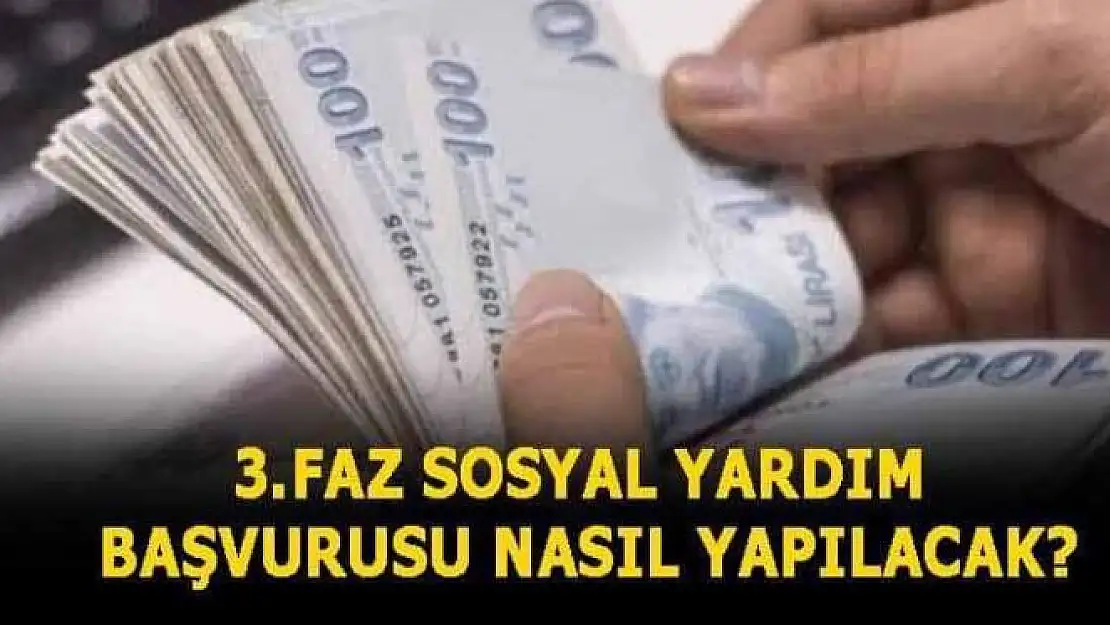 Sosyal yardım başvuruları nasıl yapılacak? 