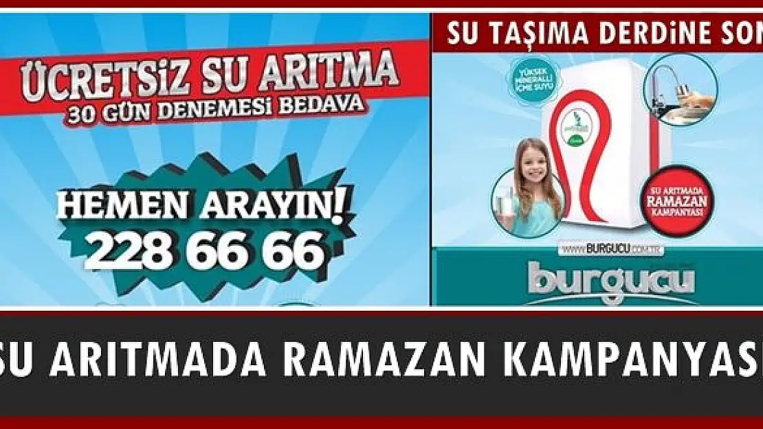 Su arıtmada görülmemiş kampanya