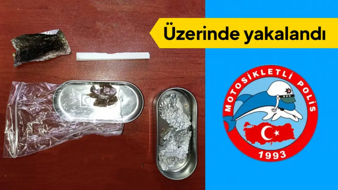 Şüphe üzerine yakalandı