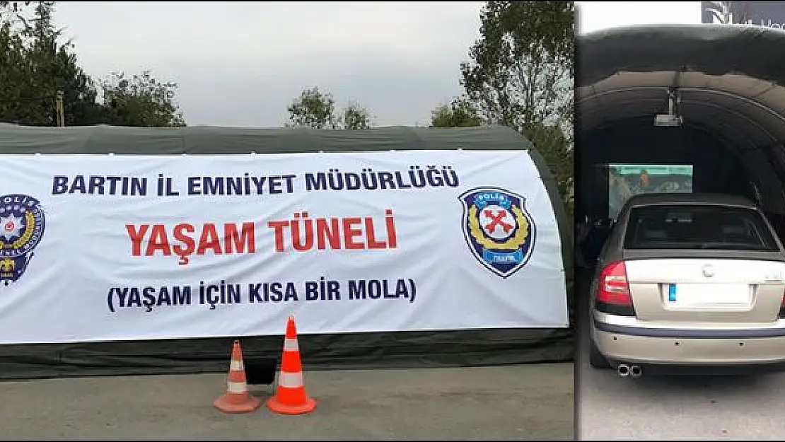 Sürücüler yaşam tüneline girdi