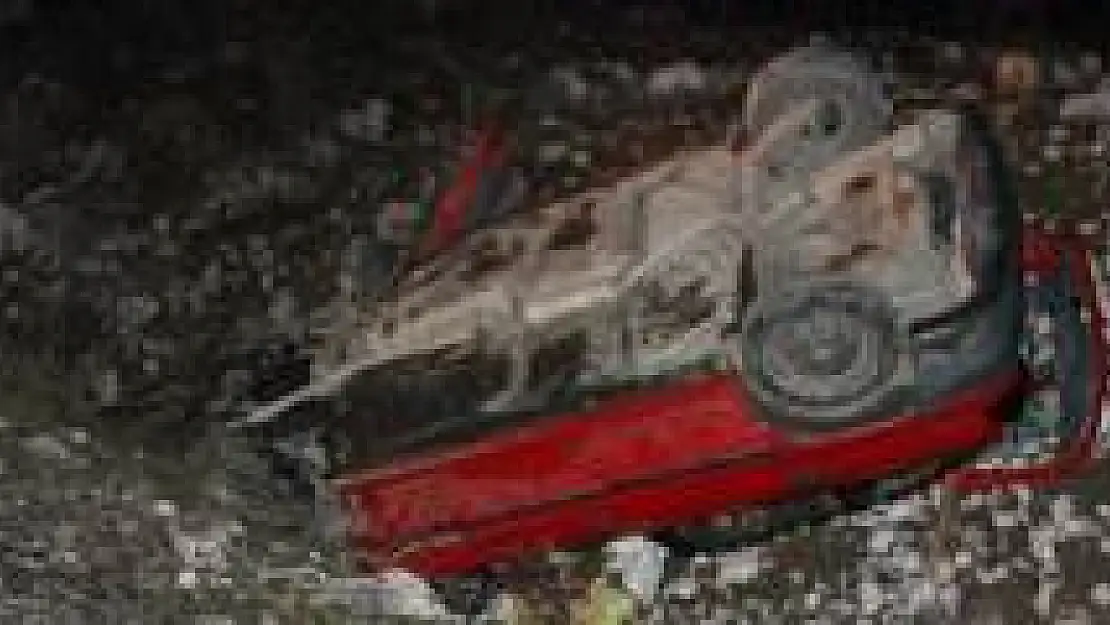Takla atan otomobilde 1 kişi yaralandı
