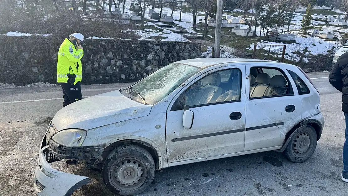 Takla atarak karşı şeride geçti