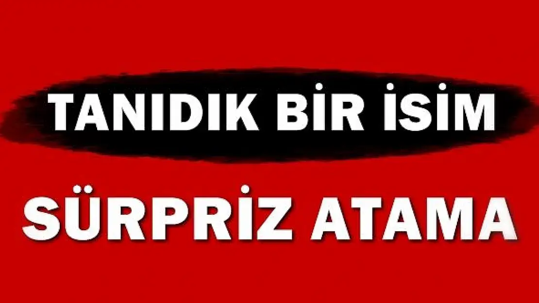 Tanıdık bir isim bakan yardımcısı oldu