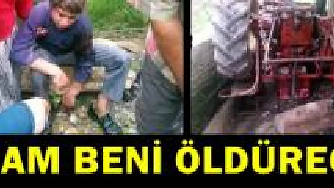Tarktörün altında can pazarı