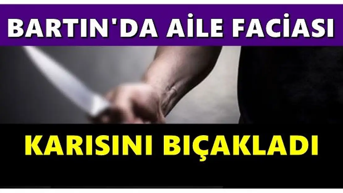 Tartıştığı karısını bıçakladı