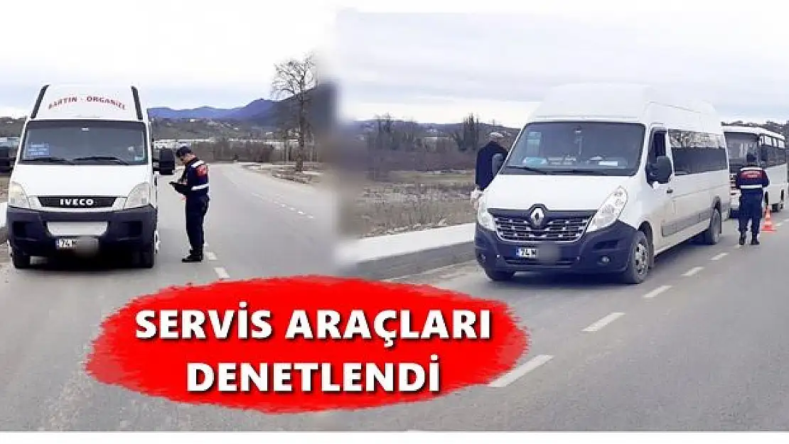 Taşımacılık yapan araçlar denetlendi