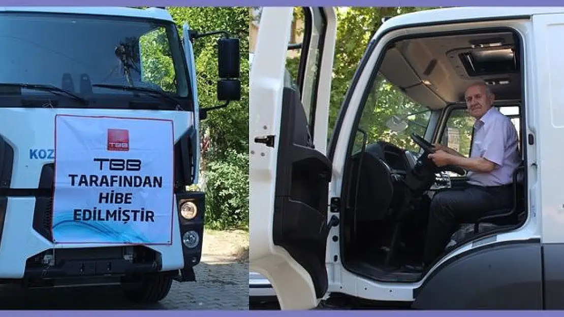 Tbb'den Kozcağız Belediyesine Hibe Kamyon