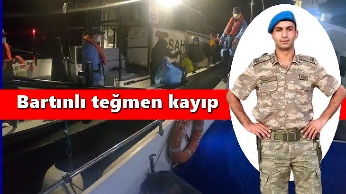 Tekne battı, Bartınlı Teğmen aranıyor