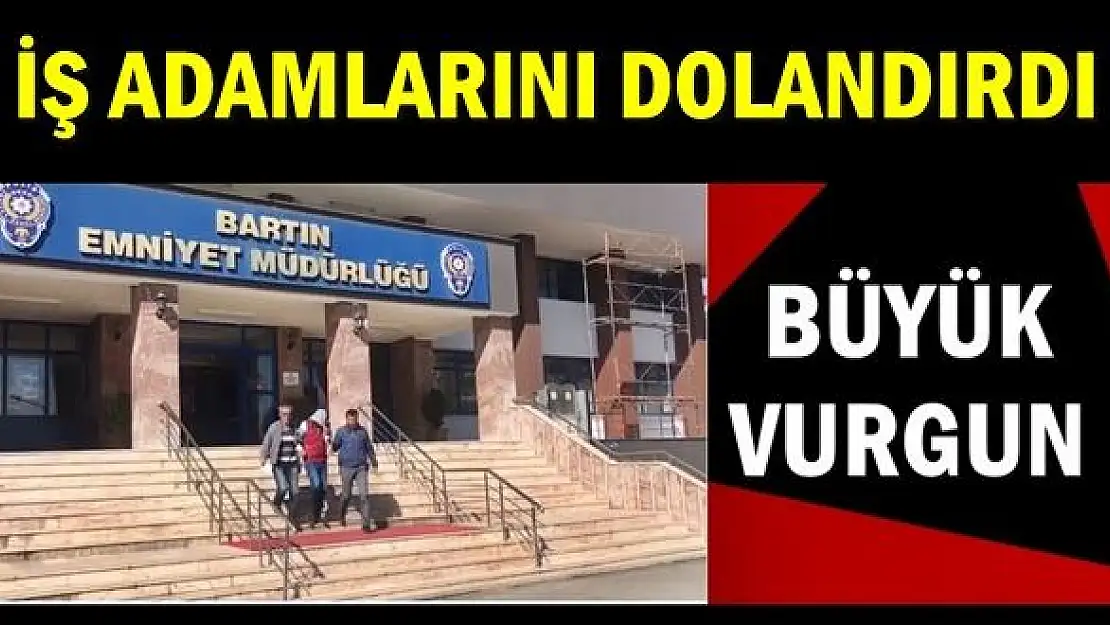 Telefonla iş adamlarını dolandırdı