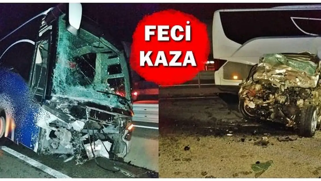 Ters yöne girdi, otobüsle çarpıştı