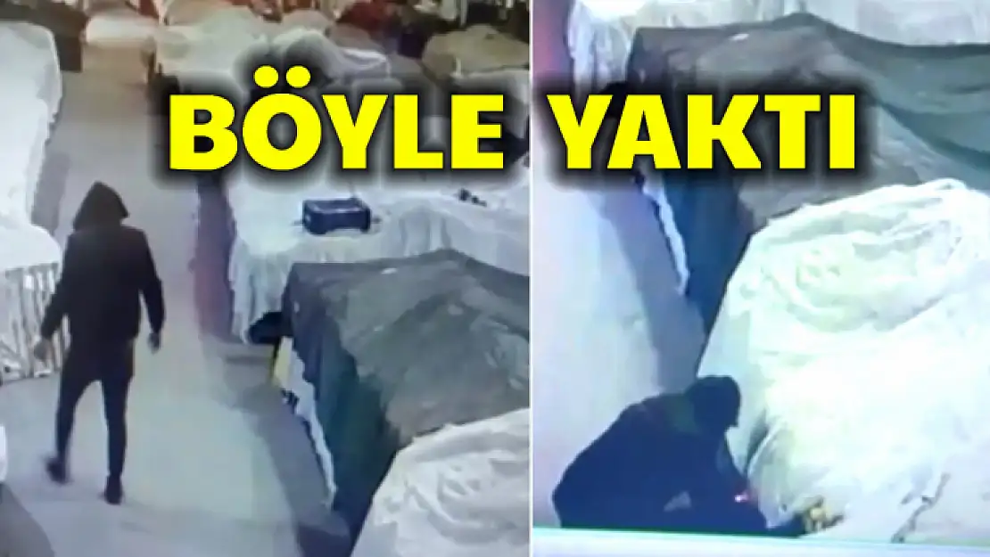 Tezgahları böyle ateşe verdi