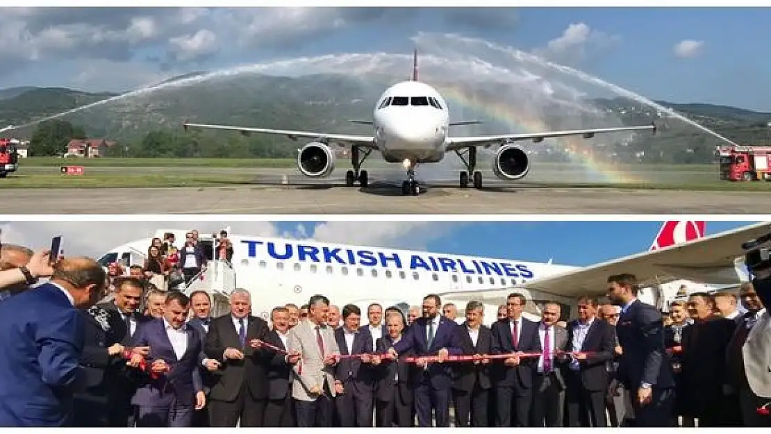 THY Zonguldak'a ilk seferini gerçekleştirdi