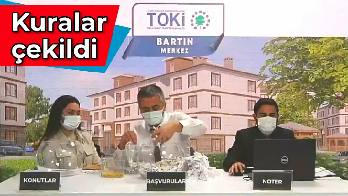 Toki Dallıca konutları kuraları çekildi