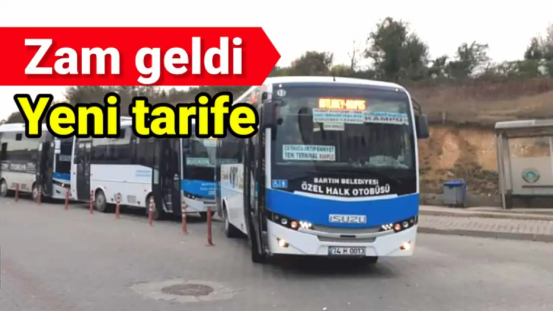 Toplu taşıma zamlandı