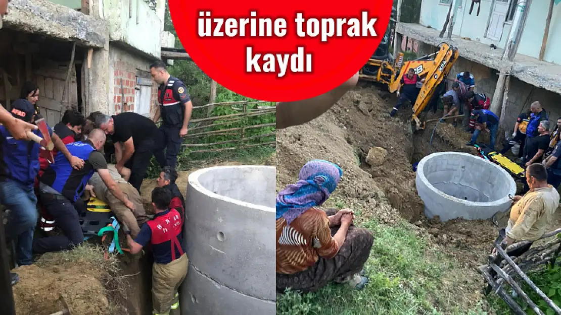 Toprak altında kaldı