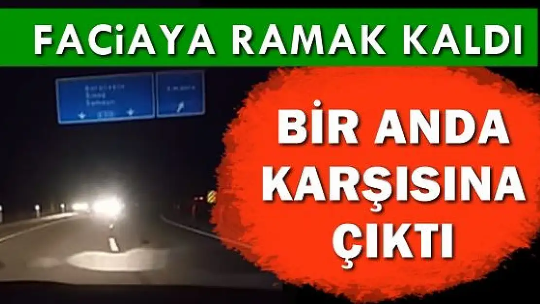 Trafik canavarı böyle görüntülendi
