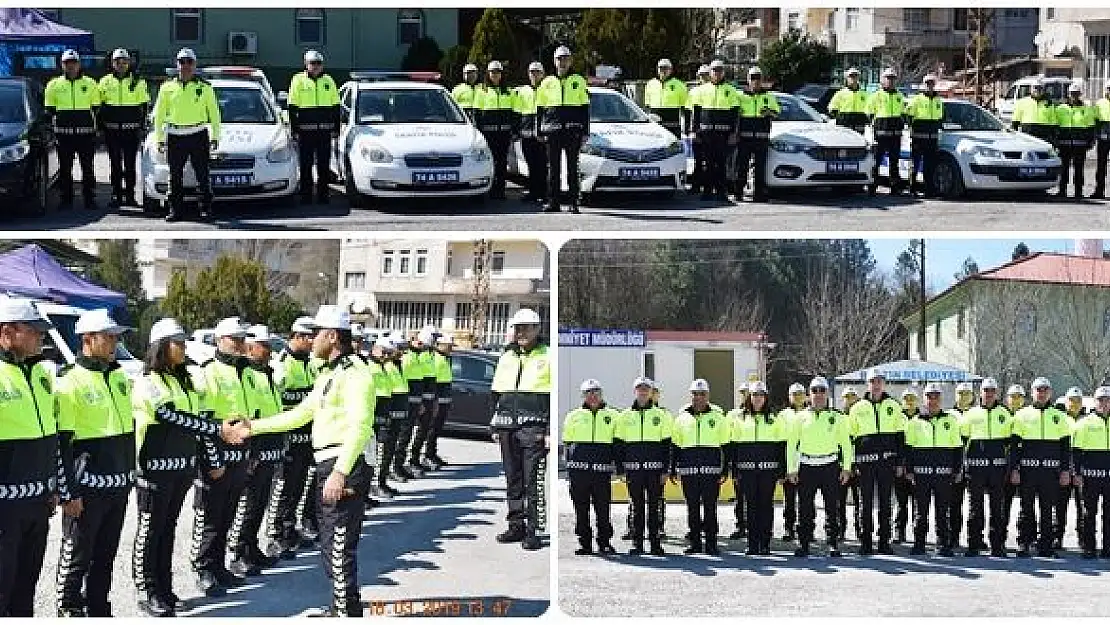 Trafik polisleri yeni kıyafetlerini giydi