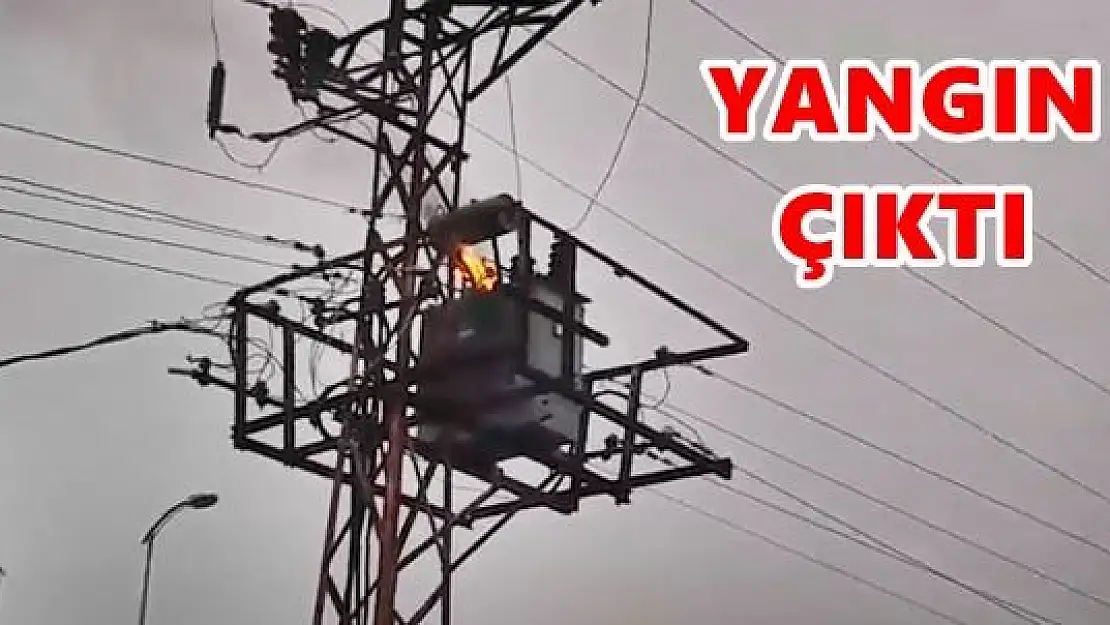 Trafoda yangın çıktı