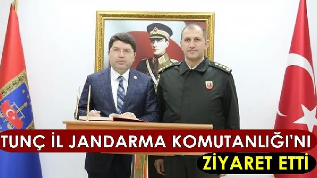 Tunç, İl Jandarma Komutanlığı'nı Ziyaret Etti