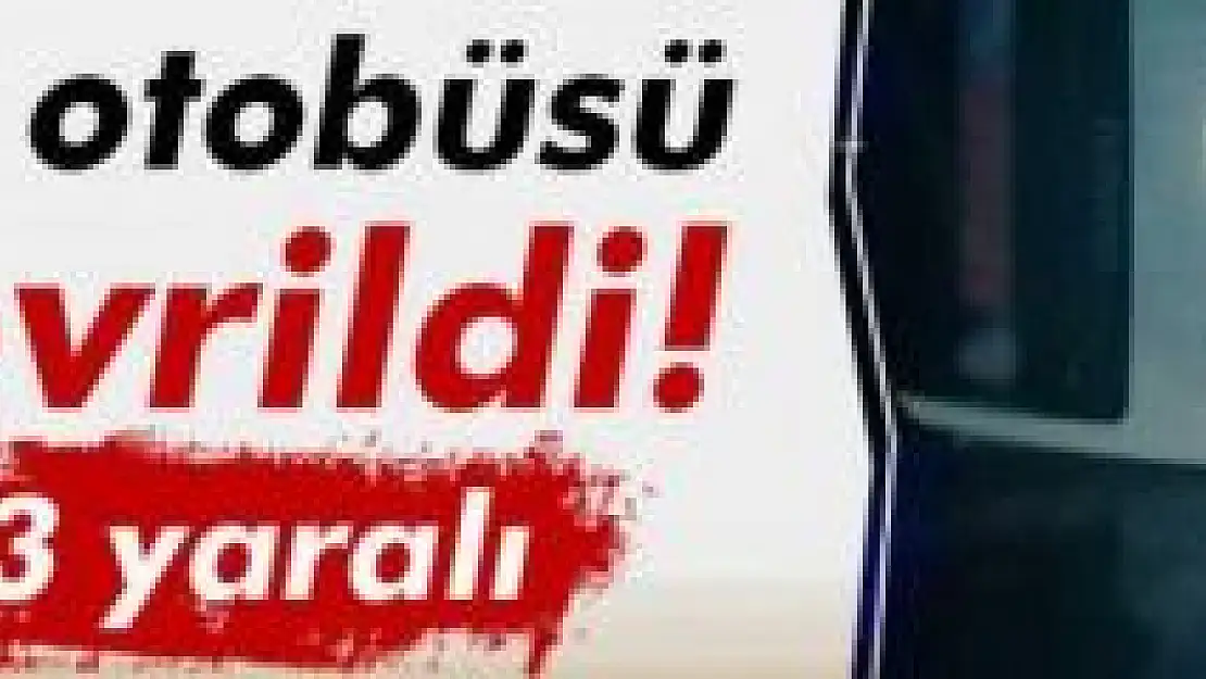 Tur otobüsü devrildi, 23 yaralı