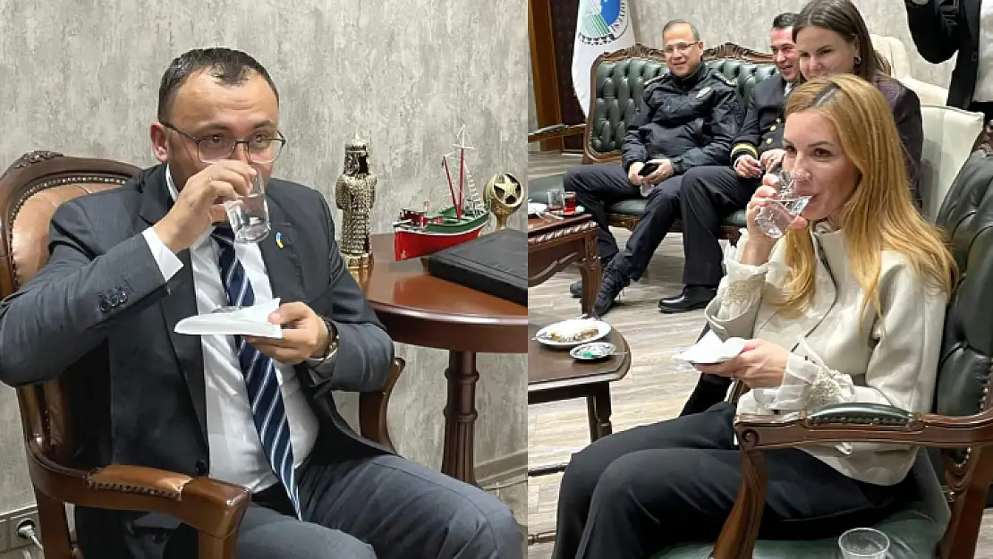 Ukrayna Büyükelçisine anlamlı ikram