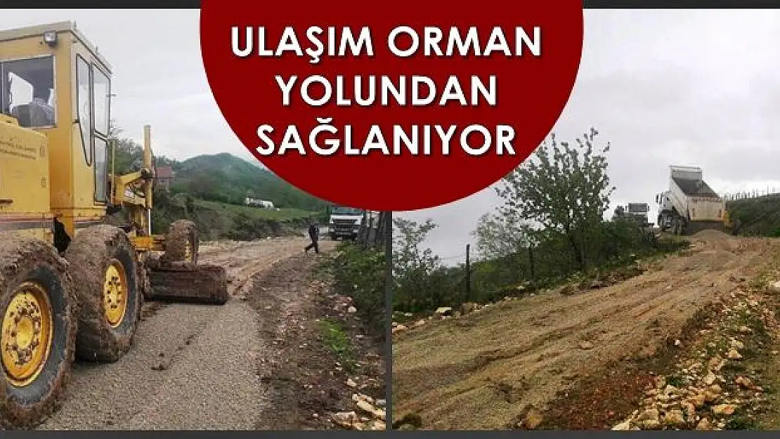 Ulaşıma kapanan Arıt yolunda son durum
