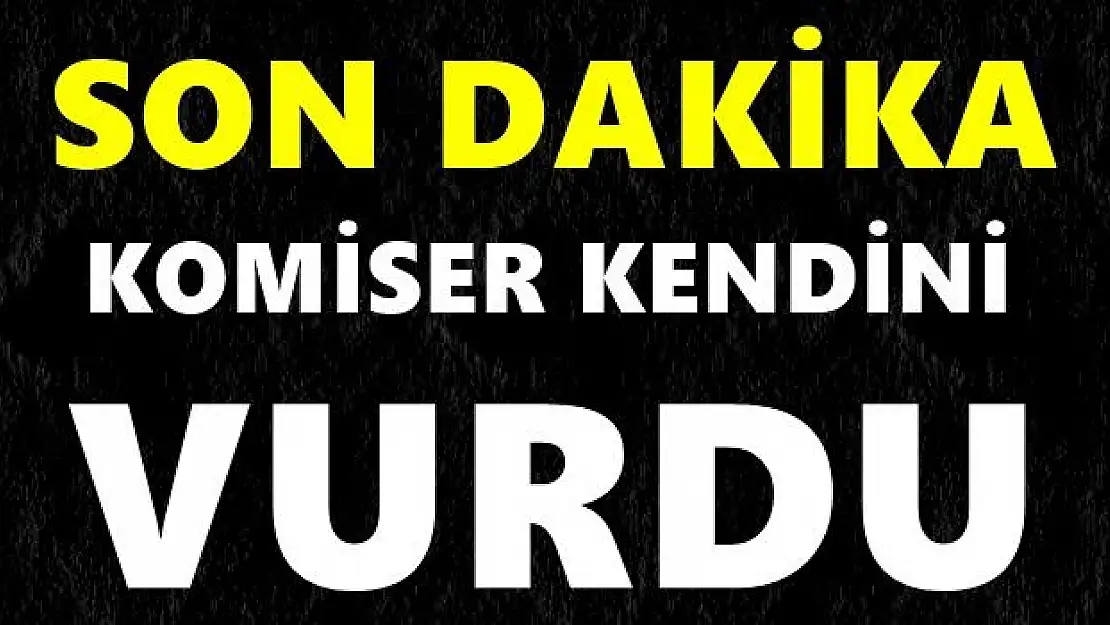 Ulus'ta komiser kendini vurdu