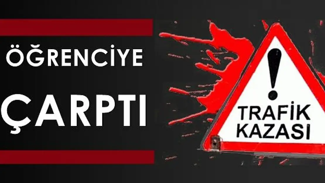 Üniversite öğrencisine çarpıp kaçtı