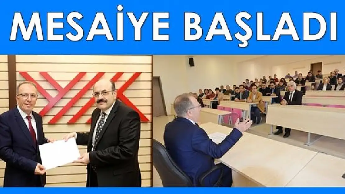 Üniversitemizi el birliğiyle geleceğe taşıyacağız