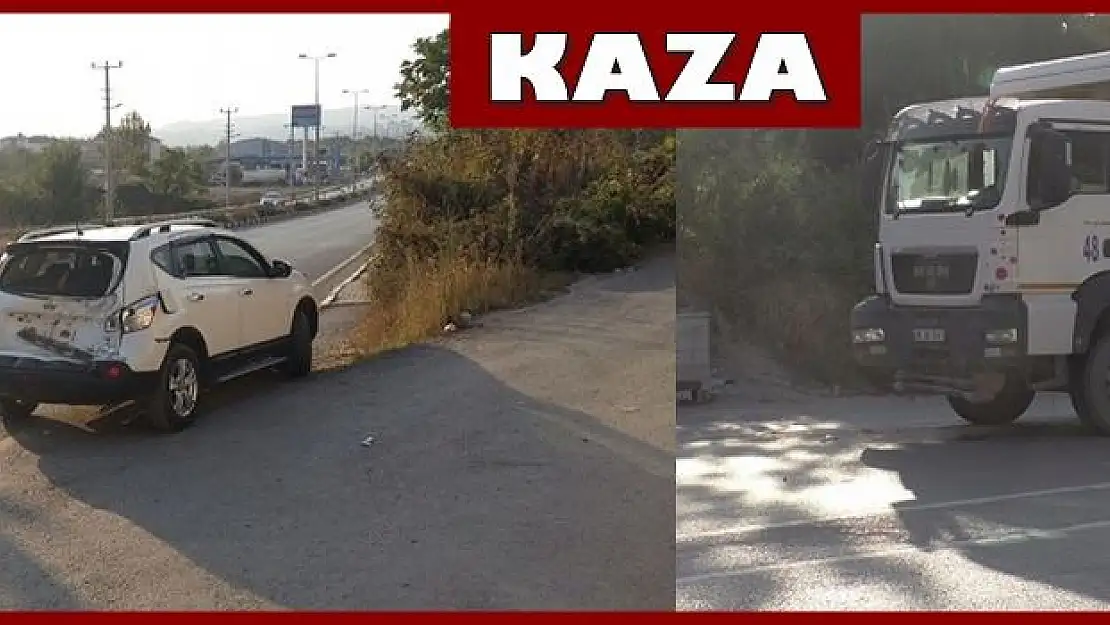 Üst geçidin altında kaza